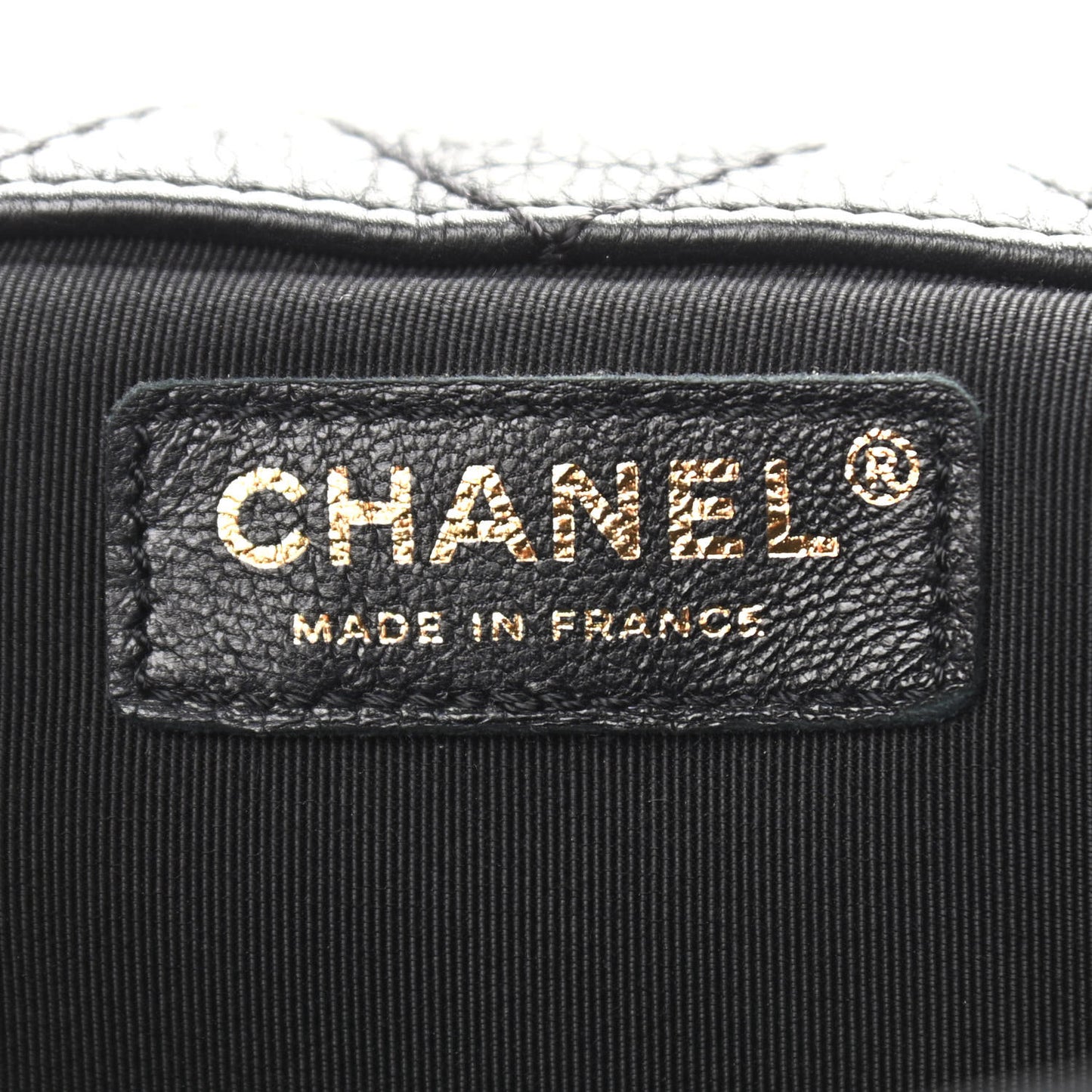 Calfskin Quilted XXL Travel Flap Bag Black
