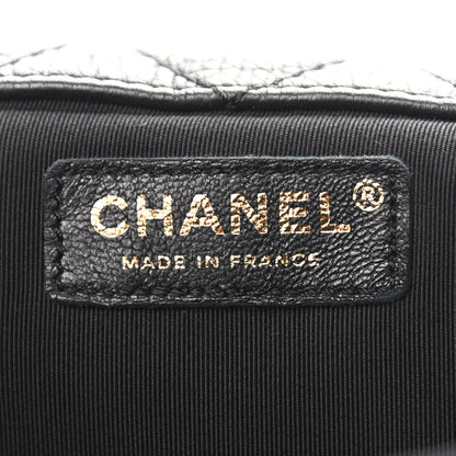 Chanel Calfskin Quilted XXL Travel Flap Bag Black 6 of 13