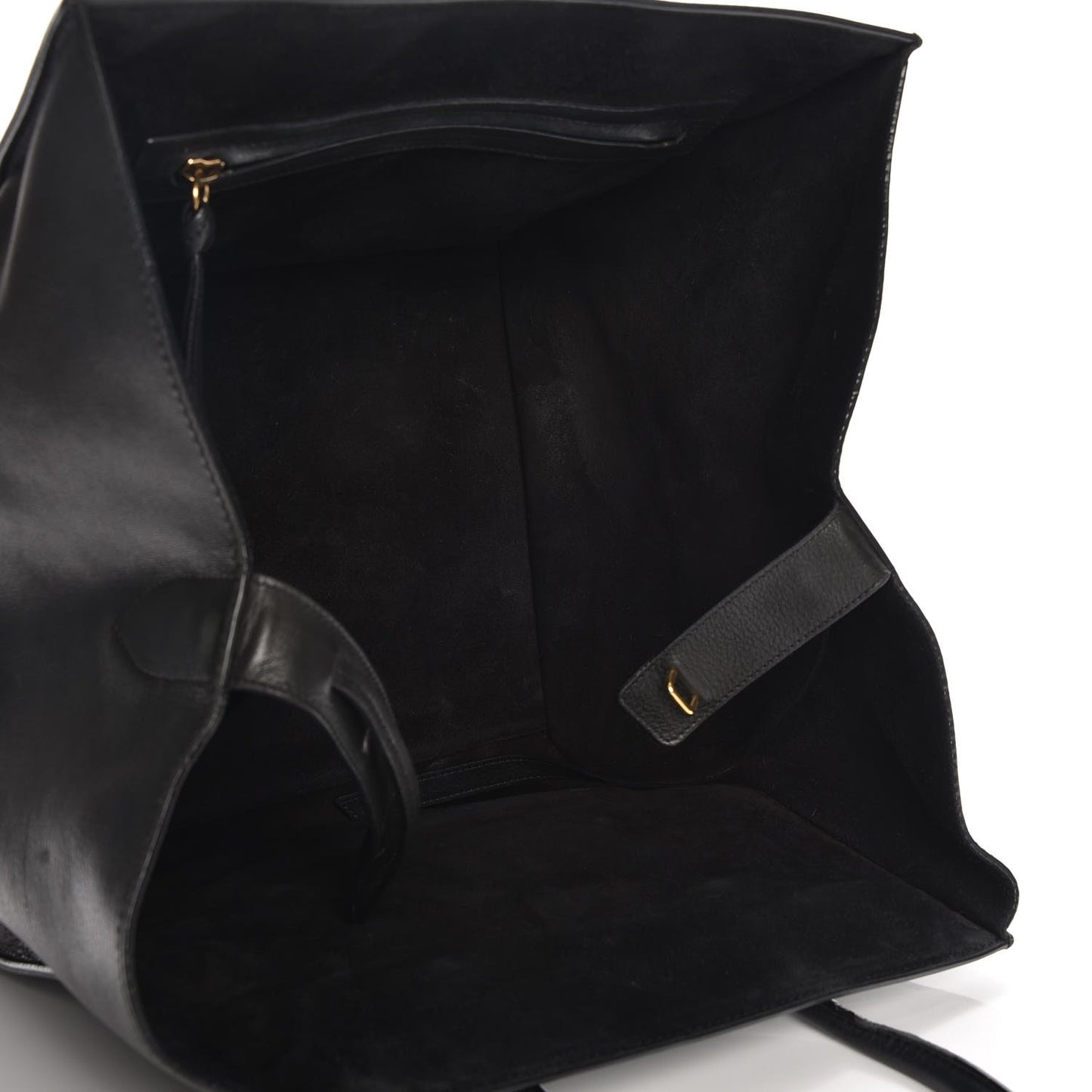 Smooth Calfskin Medium Phantom Luggage Black