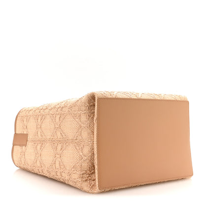 Christian Dior Raffia Macrocannage Medium Toujours Vertical Tote Natural 4 of 11