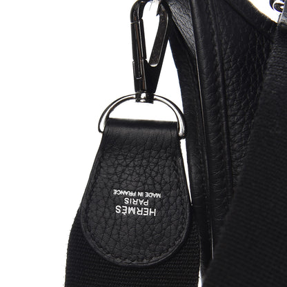 Hermes Taurillon Clemence Evelyne III PM Black 9 of 10