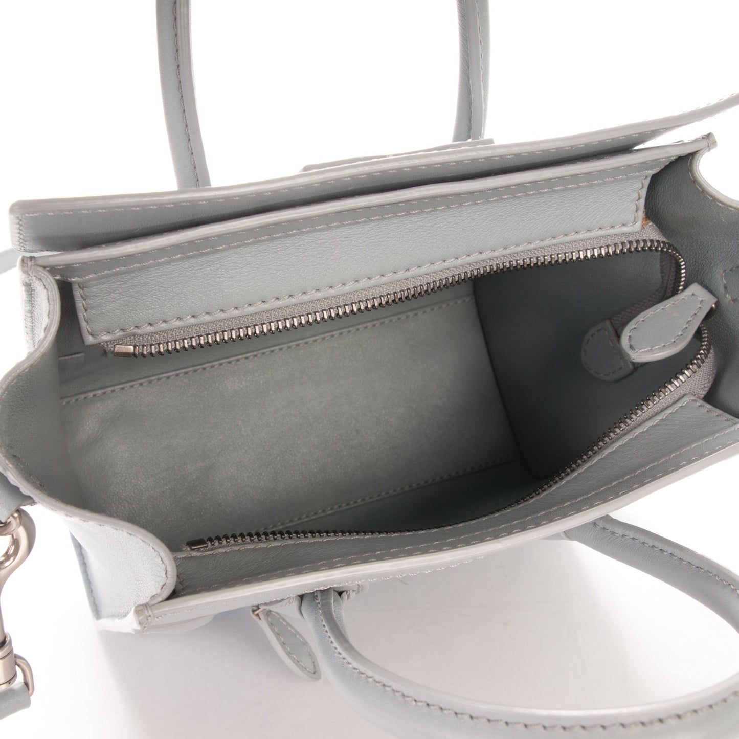 Smooth Calfskin Nano Luggage Sky
