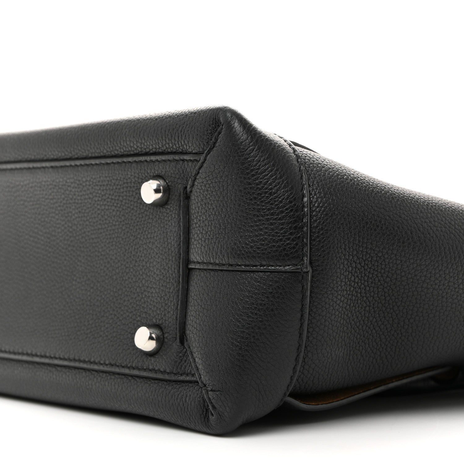 Bottega Veneta Grained Calfskin Maxi Intrecciato Medium Arco Black 10 of 13