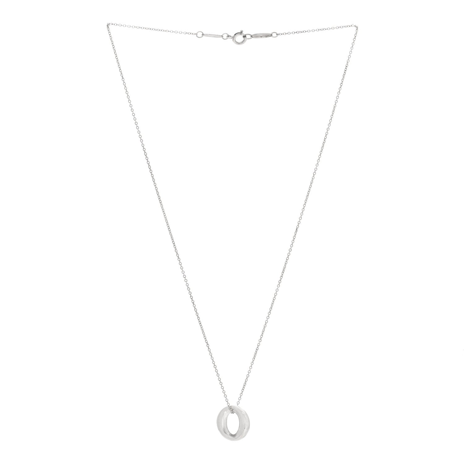 Tiffany Sterling Silver Elsa Peretti Sevillana Lariat Necklace 3 of 6