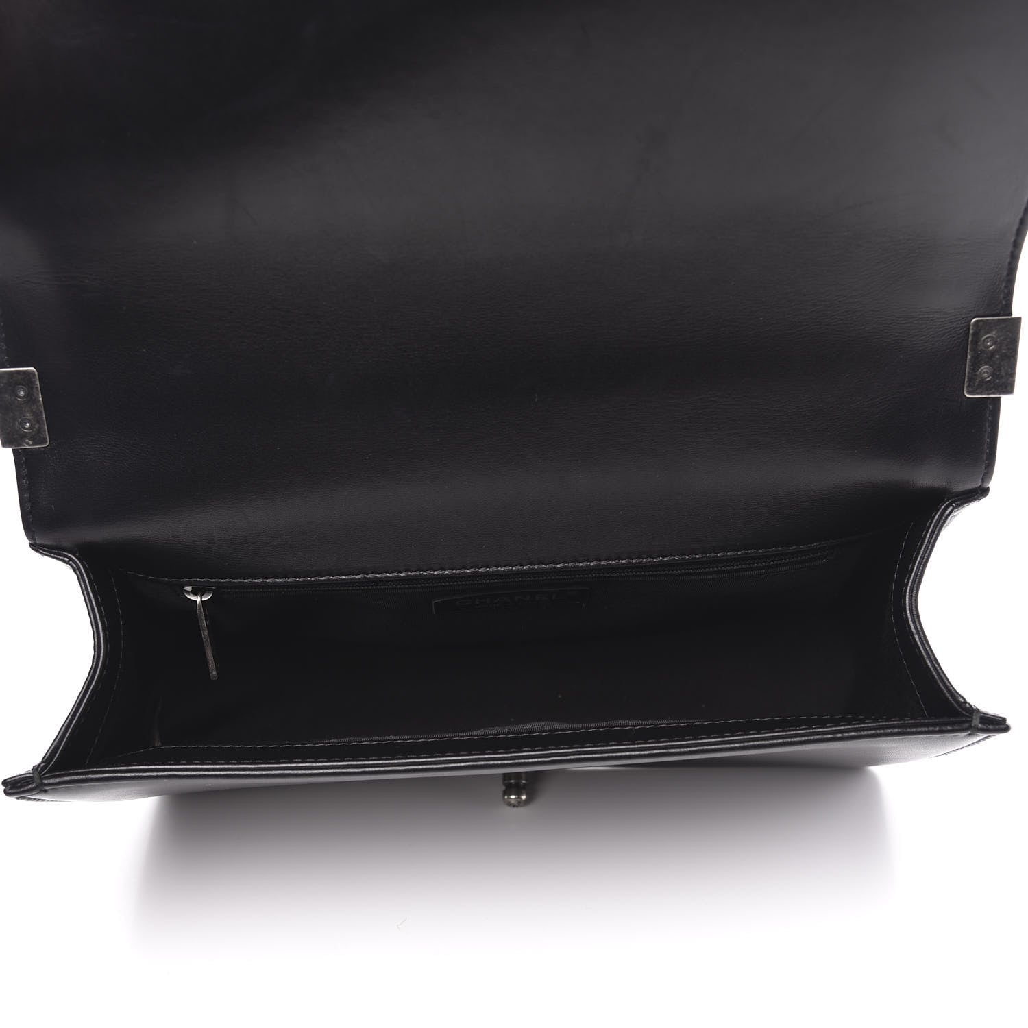 Chanel Lambskin Quilted New Medium Boy Flap Black 6 of 13