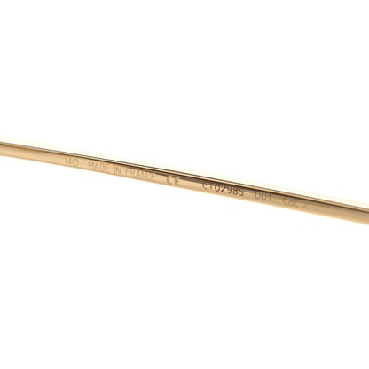 Cartier Santos Aviator Sunglasses CT0298S Gold Grey 6 of 8