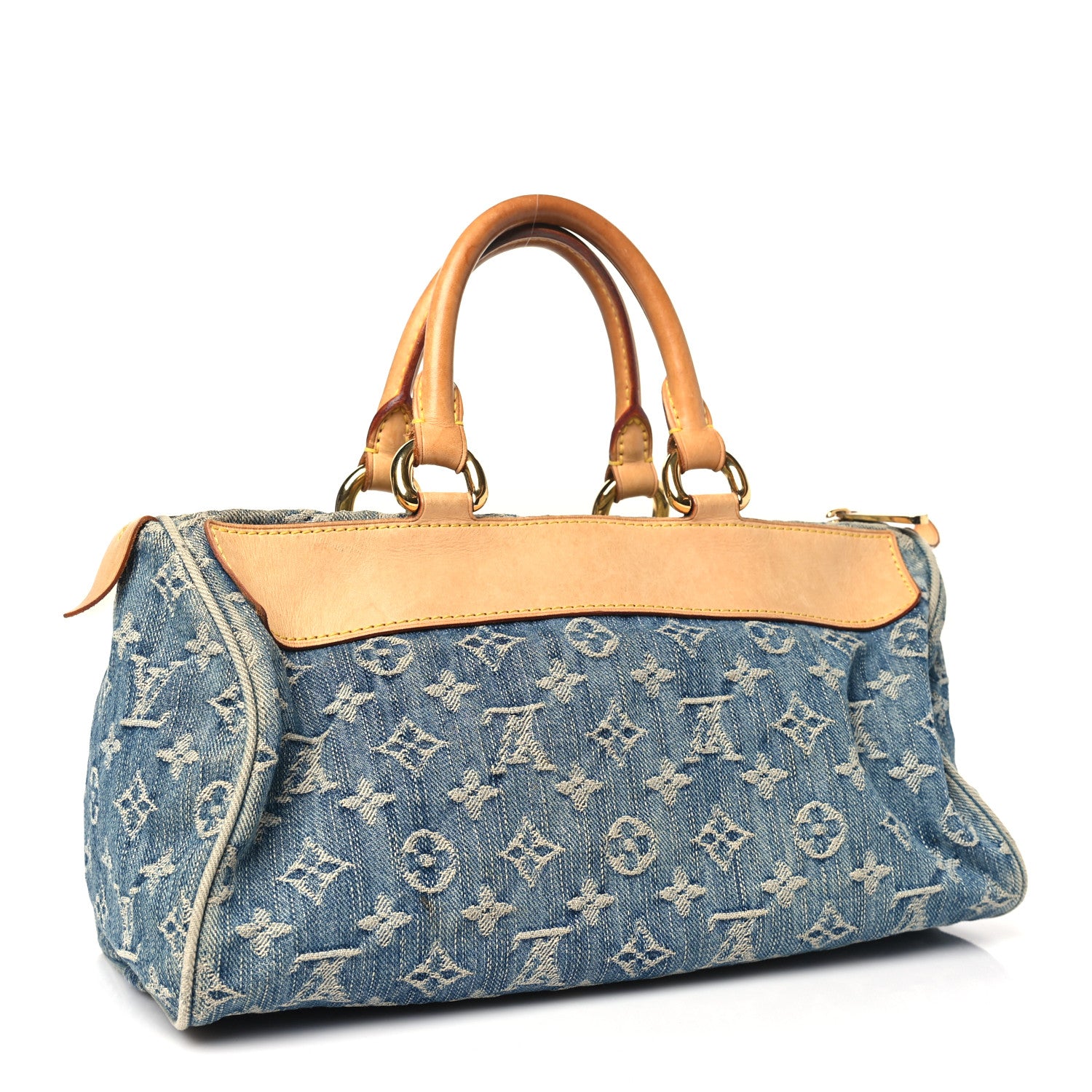 Louis Vuitton Monogram Denim Neo Speedy Blue 3 of 13