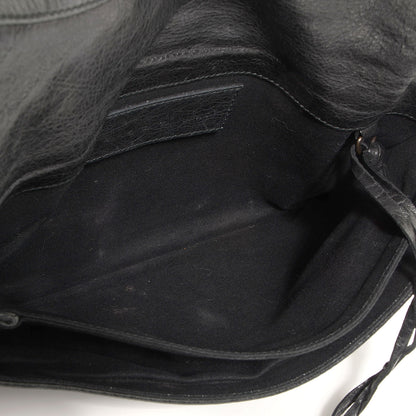 Balenciaga Agneau Classic Hardware Envelope Clutch Black 5 of 10