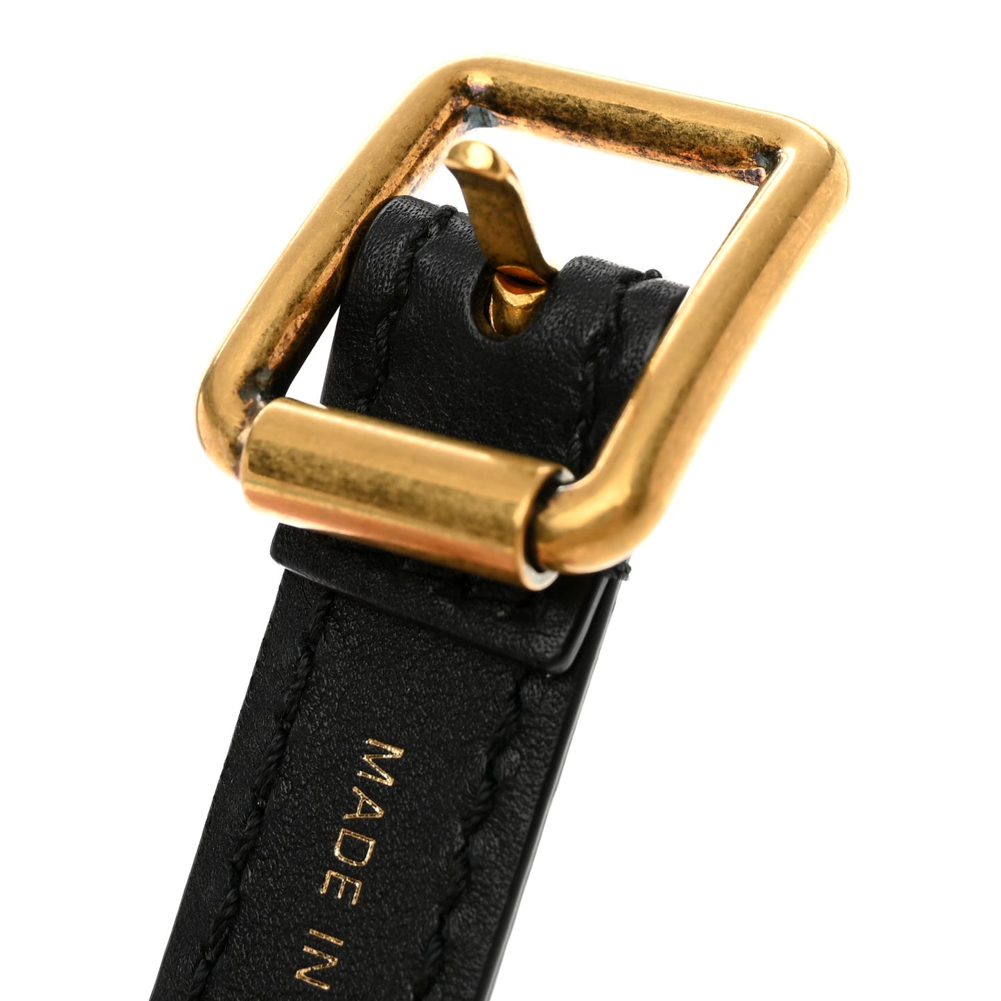 Canvas Embroidered Book Belt 80 32 Black White