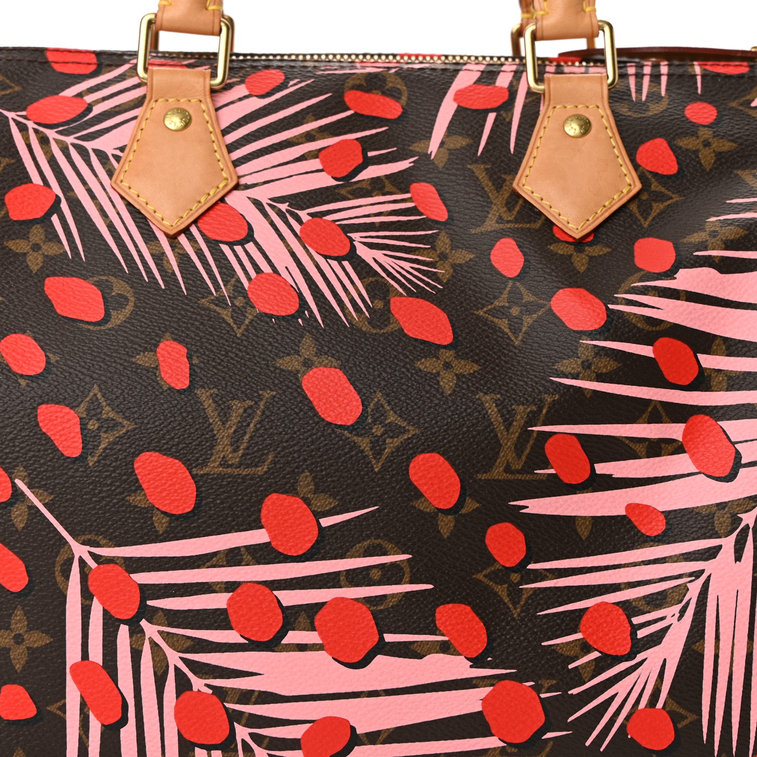 Louis Vuitton Monogram Jungle Dots Speedy 30 Sugar Pink Poppy 8 of 10