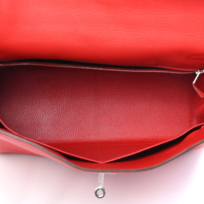Hermes Togo Kelly Retourne 35 Rouge Casaque 4 of 9