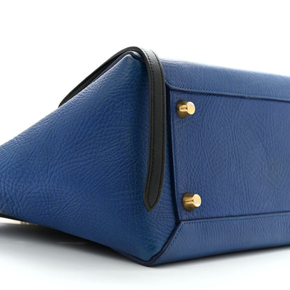 Celine Elephant Calfskin Mini Tri-Color Belt Bag Indigo 9 of 16