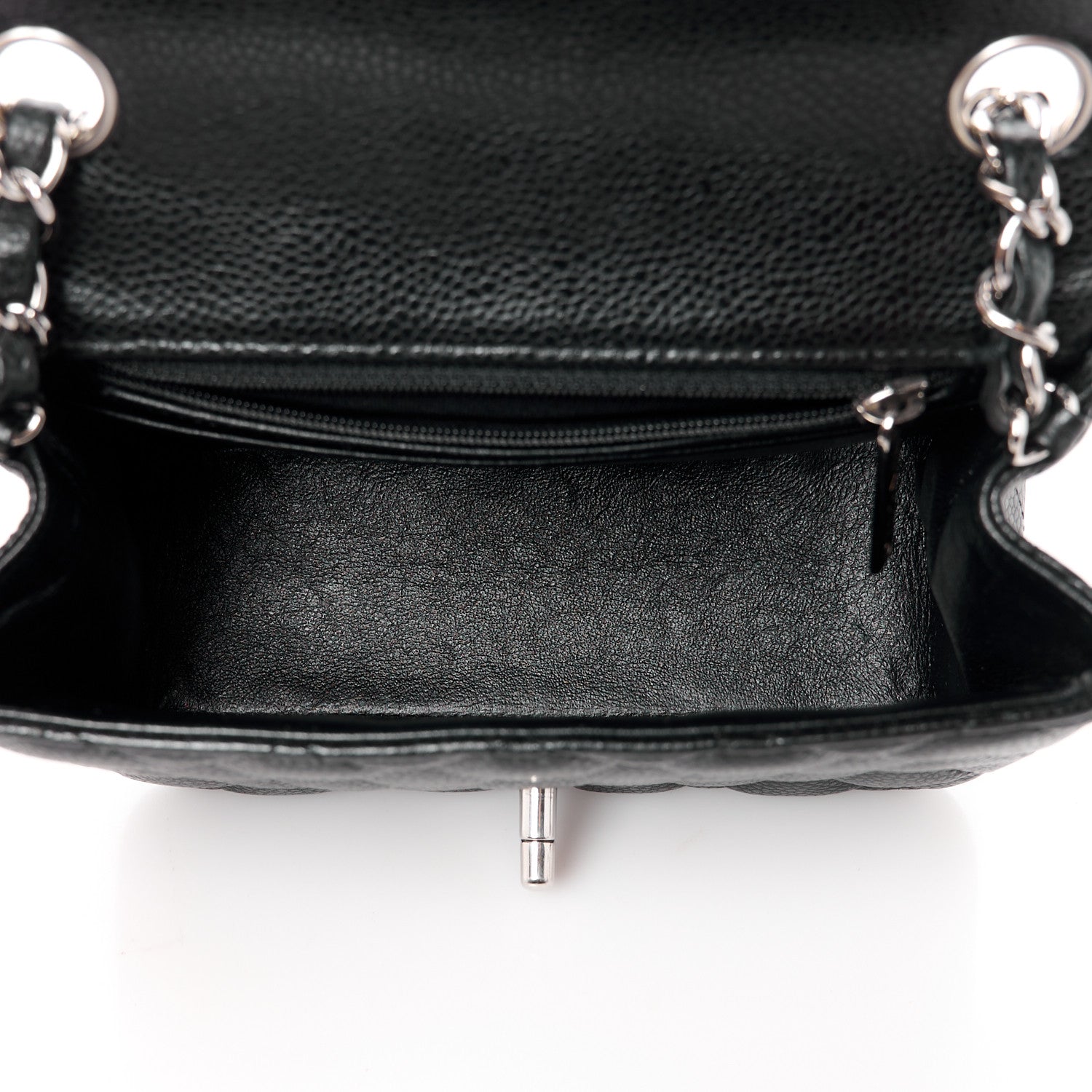 Chanel Caviar Quilted Mini Square Flap Black 5 of 12