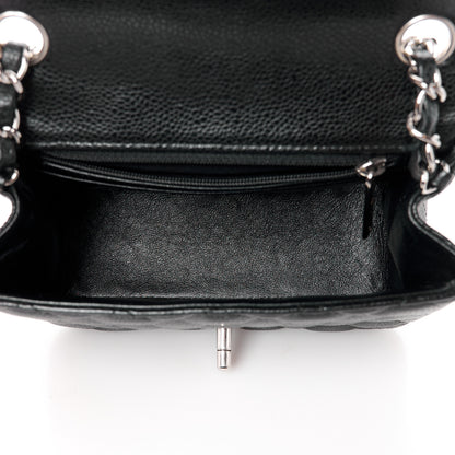 Chanel Caviar Quilted Mini Square Flap Black 5 of 12