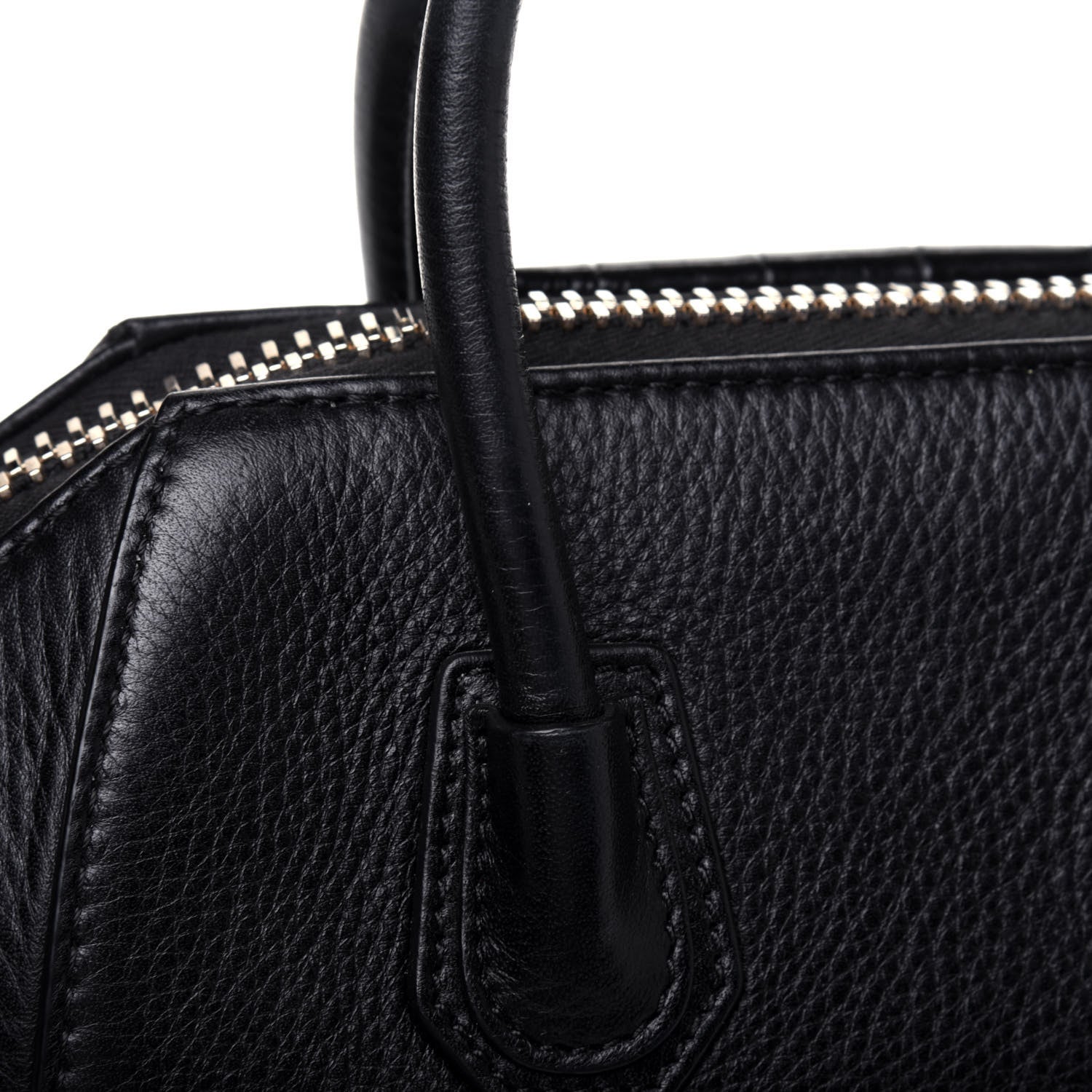 Givenchy Calfskin Crocodile Embossed Mini Antigona Black 18 of 20