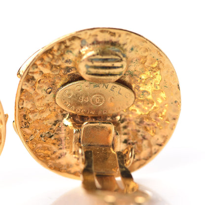 Chanel CC Clip On Earrings Gold 4 of 6