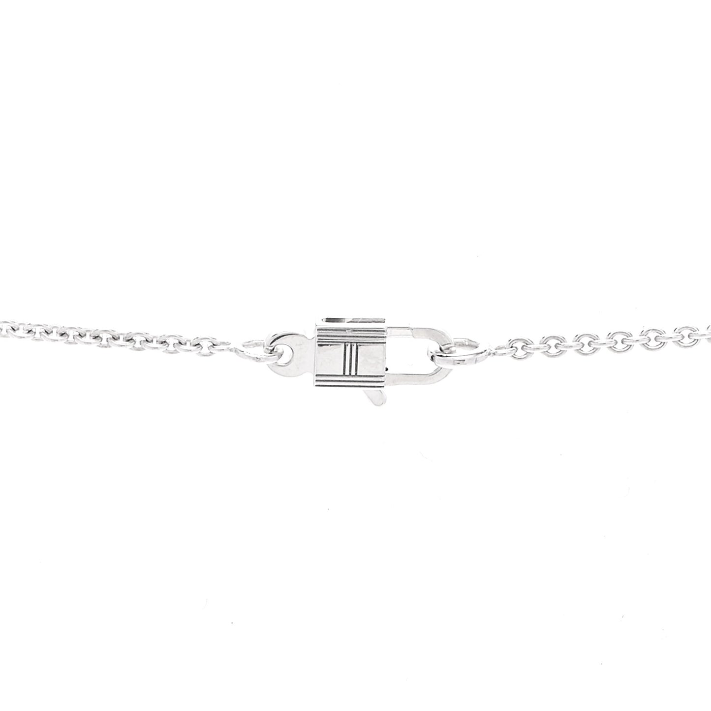 18K White Gold Diamond Constance Amulettes Pendant Necklace