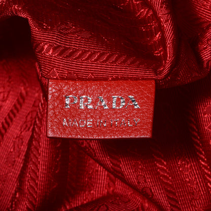 Prada Vitello Daino Shopping Tote Fuoco 11 of 11