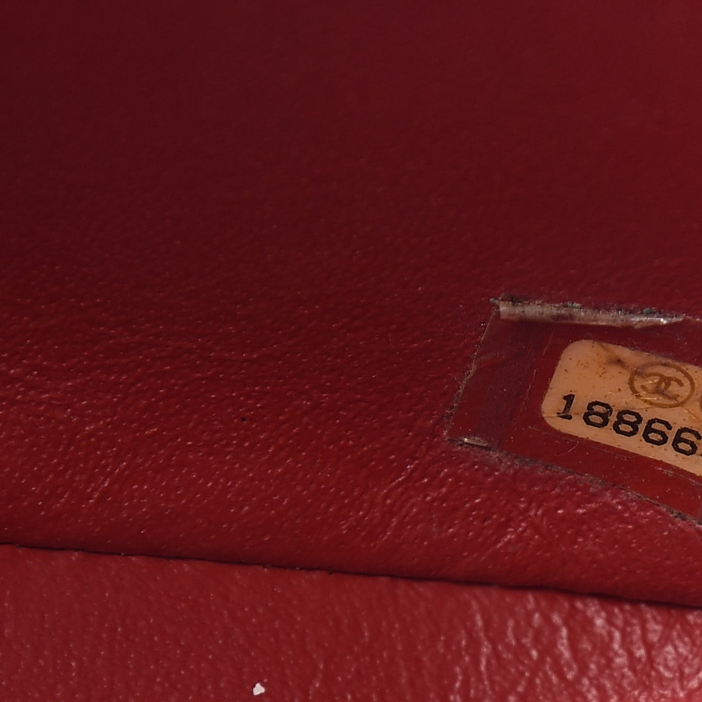 Caviar Quilted Mini Square Flap Red