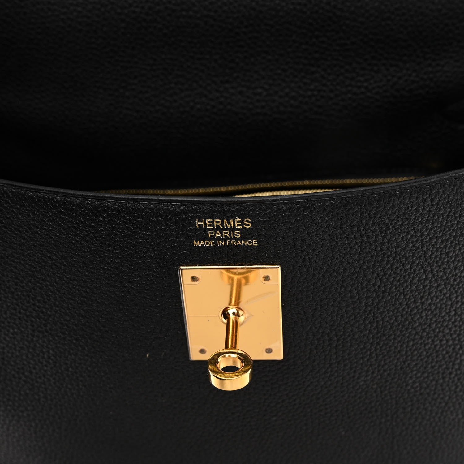 Hermes Togo Kelly Retourne 32 Black 6 of 10