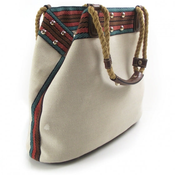 Canvas Rope Beach Bag