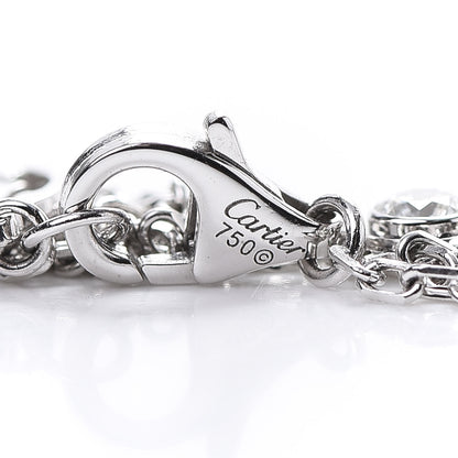 Cartier 18K White Gold Diamond SM D'Amour Bracelet 5 of 5
