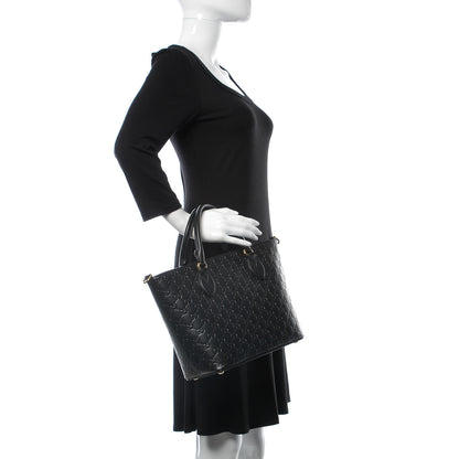 Gucci Guccissima Small Zippered Bucket Tote Black 3 of 16