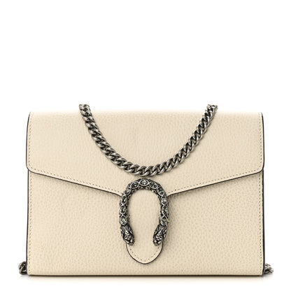 Gucci Dollar Calfskin Mini Dionysus Chain Wallet Mystic White 1 of 10
