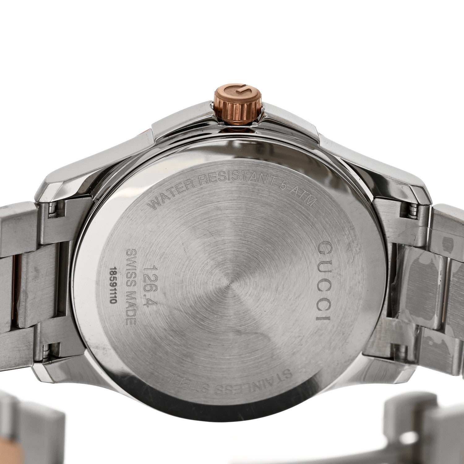 Gucci Stainless Steel 38mm G-Timeless Two Tone Quartz Watch 4 of 4
