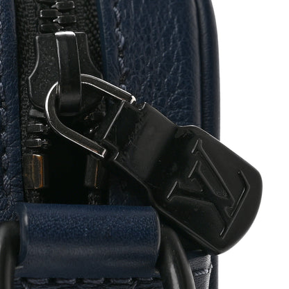 Louis Vuitton Calfskin Monogram Shadow Trio Messenger Navy 10 of 10