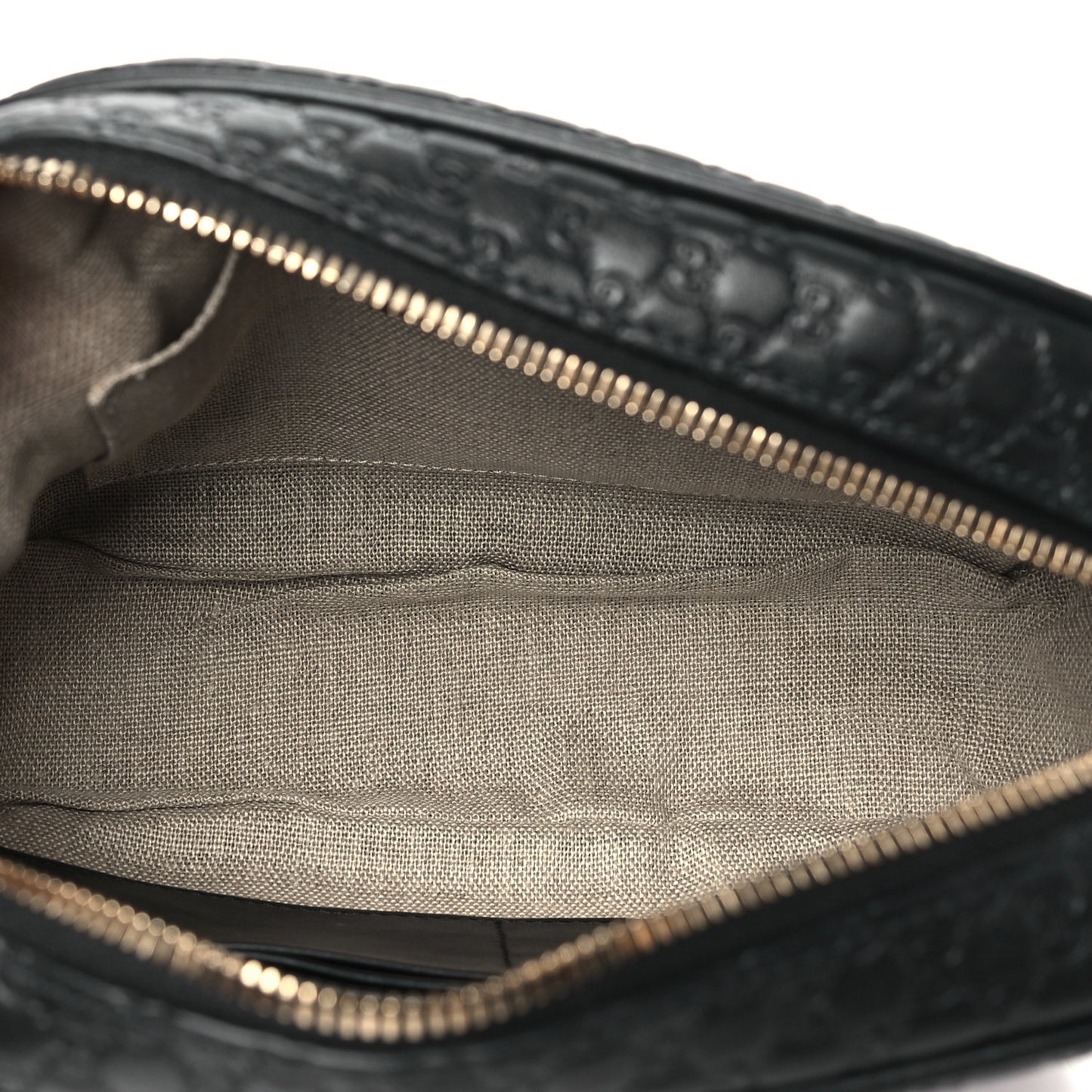Microguccissima Mini Bree Messenger Bag Black