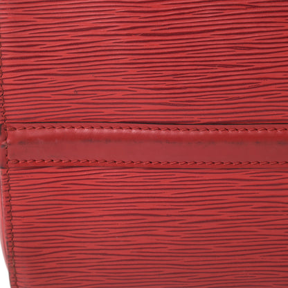Louis Vuitton Epi Speedy 30 Castillan Red 16 of 23