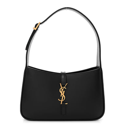Saint Laurent Smooth Calfskin Le 5 A 7 Hobo Black 1 of 11