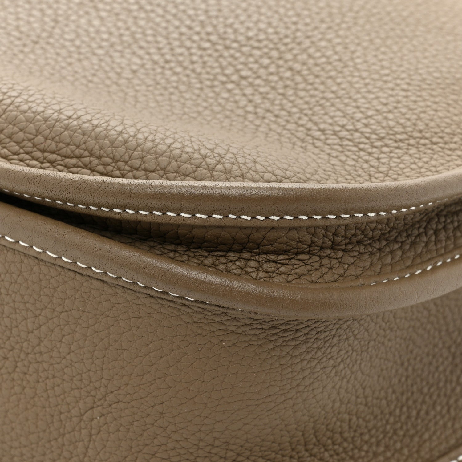 Hermes Taurillon Clemence Evelyne III PM Etoupe 12 of 17