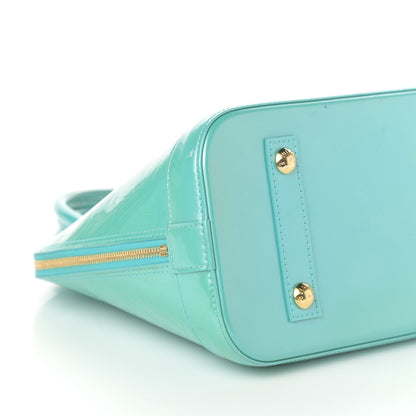 Louis Vuitton Vernis Alma PM Blue Lagon 7 of 8
