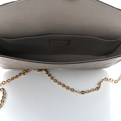 Louis Vuitton Empreinte Pochette Felicie Chain Wallet Tourterelle 5 of 7