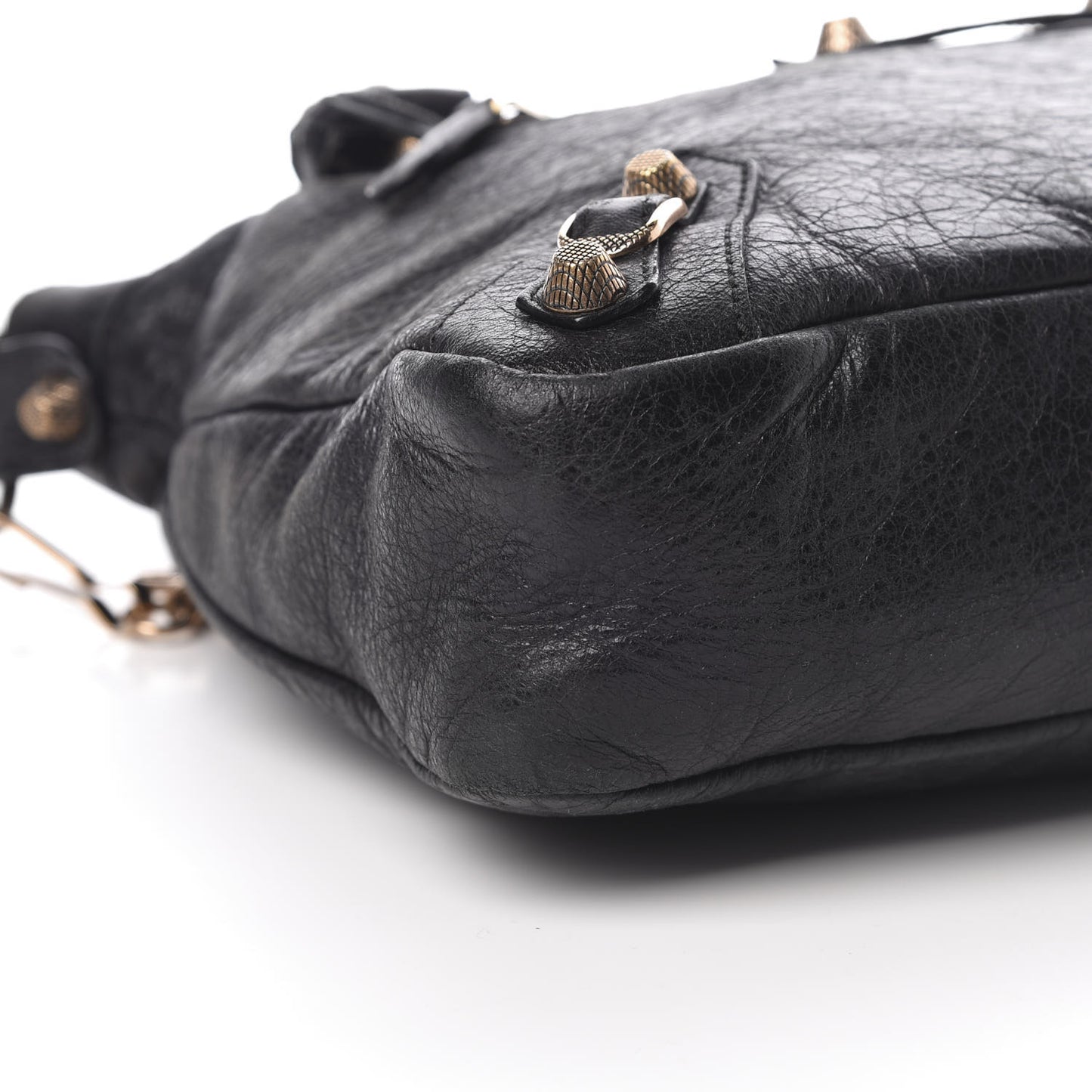 Agneau Giant 12 Rose Gold Hardware Town Black