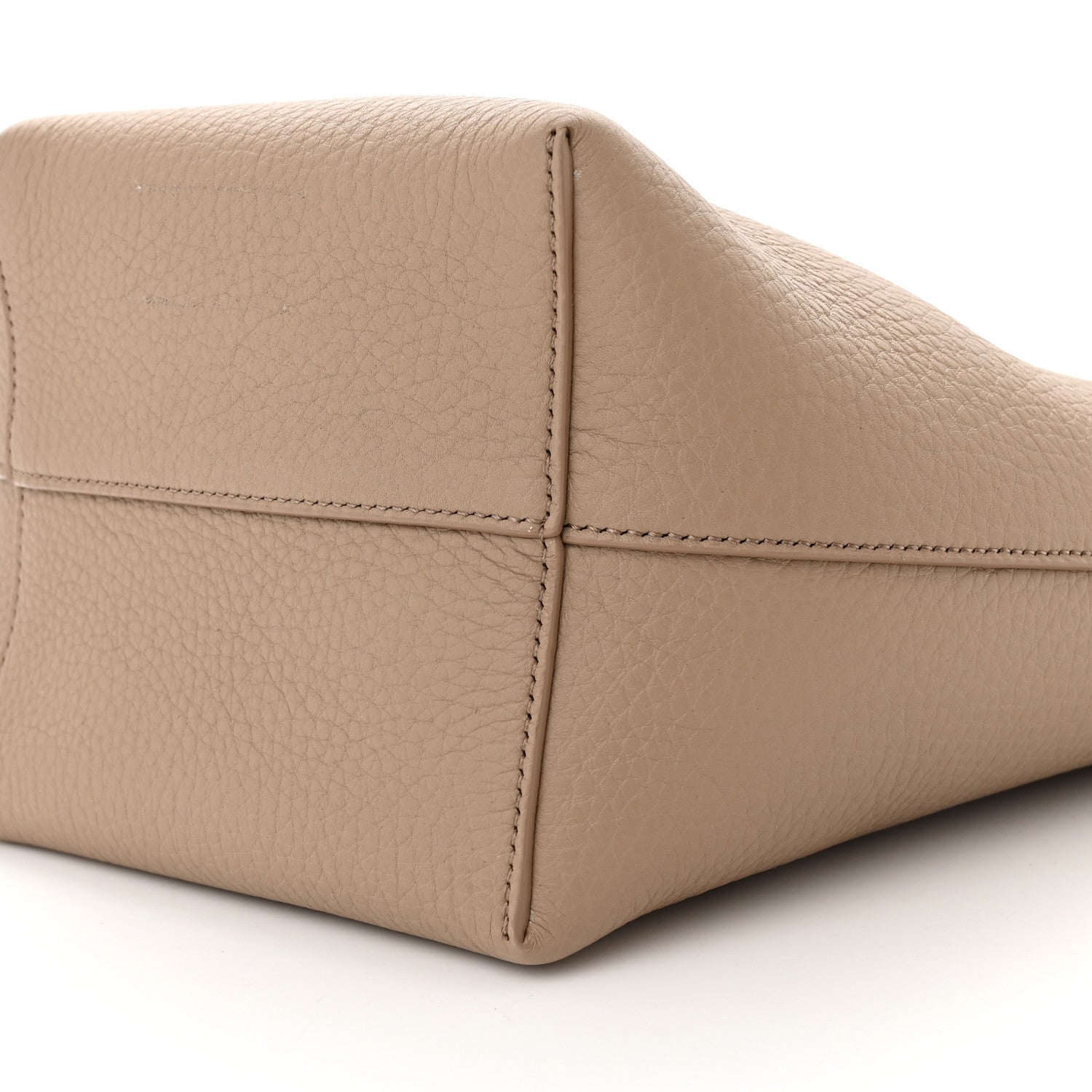 The Row Grained Calfskin Small N/S Park Tote Dark Taupe 9 of 10