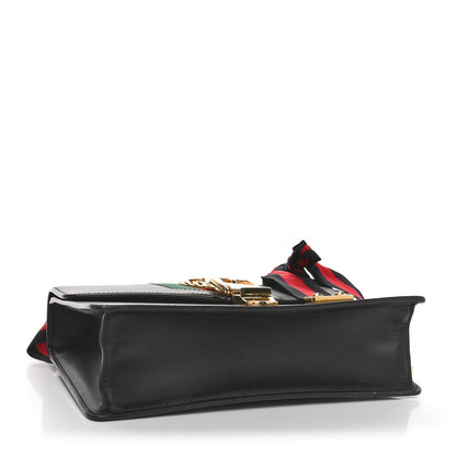 Gucci Calfskin Small Sylvie Shoulder Bag Black 4 of 10