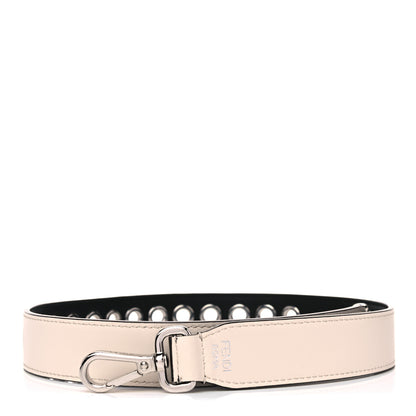 Fendi Vitello Century Grommet Strap You Black Camelia 1 of 5