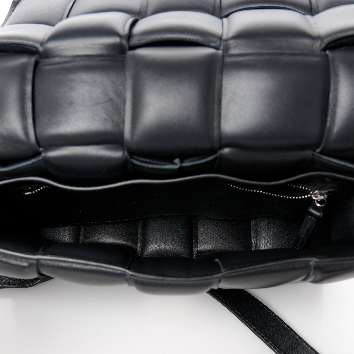 Bottega Veneta Nappa Maxi Intreccio Padded Cassette Crossbody Bag Black 5 of 12