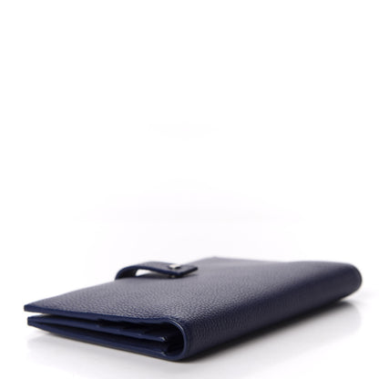 Saint Laurent Grained Calfskin Sac De Jour Souple Thin Wallet Saphir 5 of 7