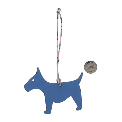Hermes Togo Epsom Petit H Terrier Dog Bag Charm Black 2 of 5