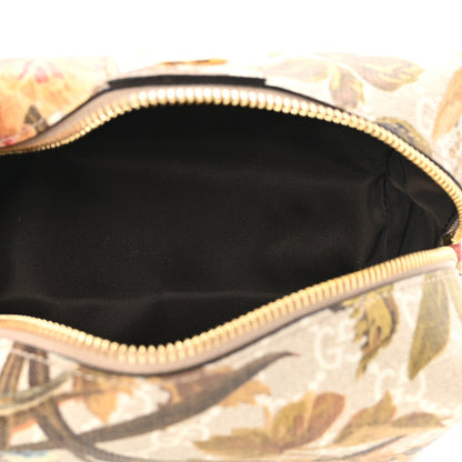 Gucci GG Supreme Monogram Water Flora Small Ophidia Cosmetic Case Beige White Multicolor 4 of 6