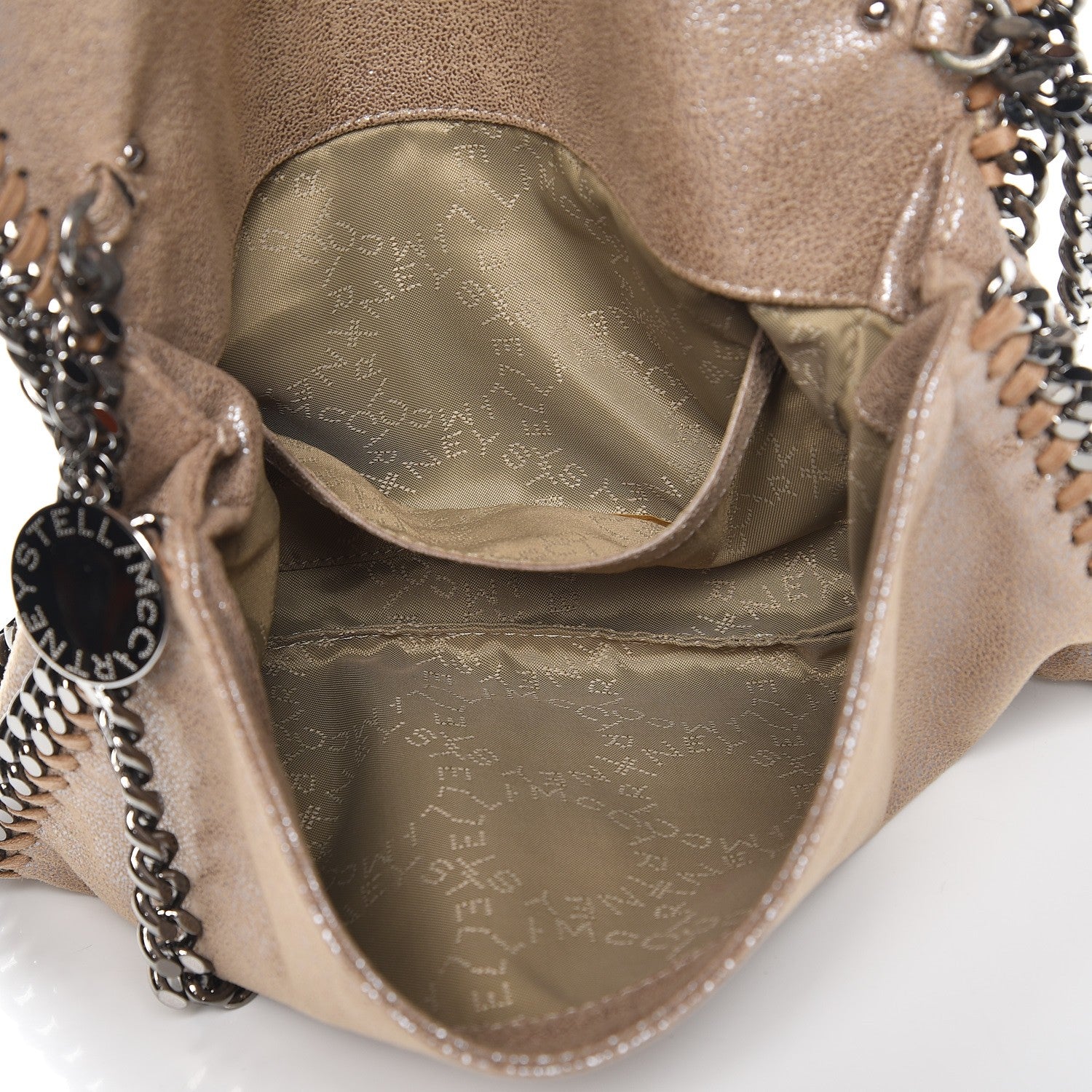 Stella McCartney Shaggy Deer Falabella Clutch Taupe 5 of 7