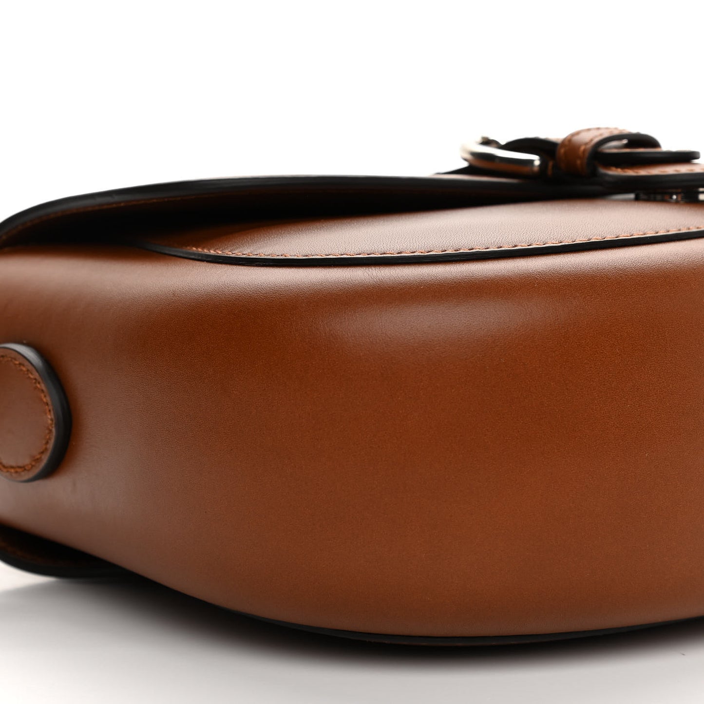 Calfskin Small Logo Shoulder Bag