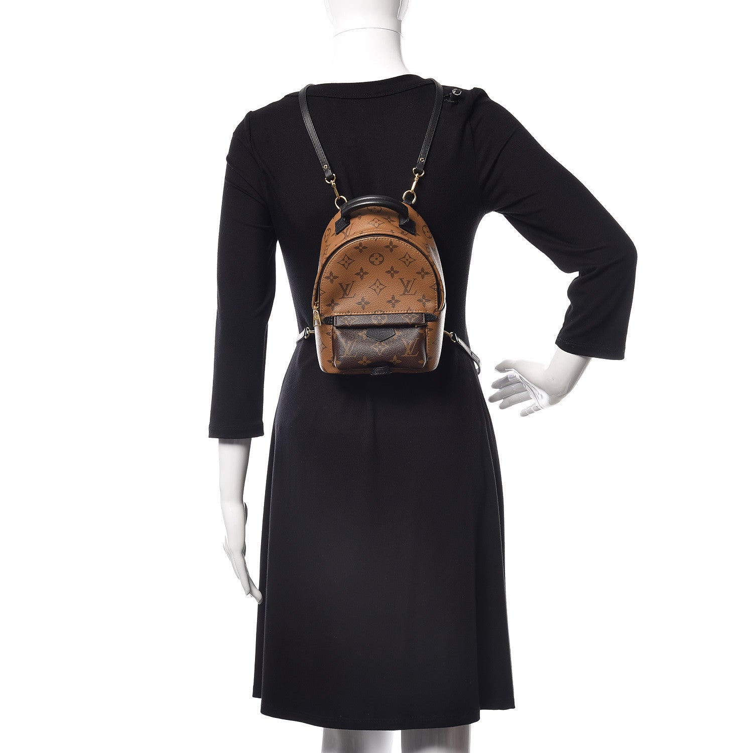 Louis Vuitton Reverse Monogram Palm Springs Backpack Mini 2 of 10