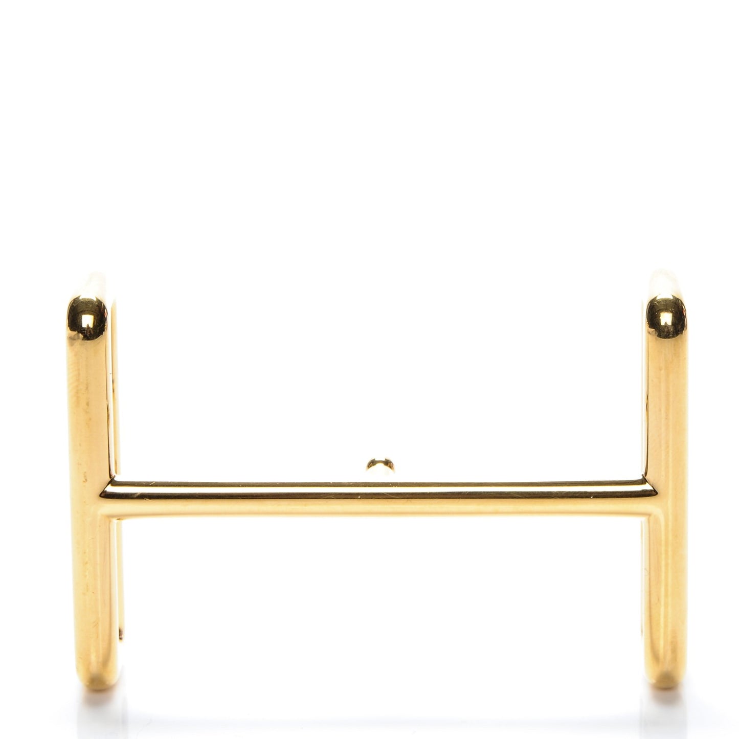 Polished Gold 42mm Idem H Belt Buckle