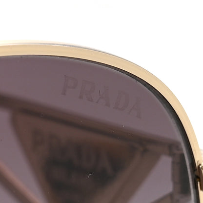 Prada Aviator Sunglasses SPR 73Z Gold Tortoise 7 of 8