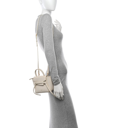 Celine Grained Calfskin Pico Belt Bag Rice 2 of 15